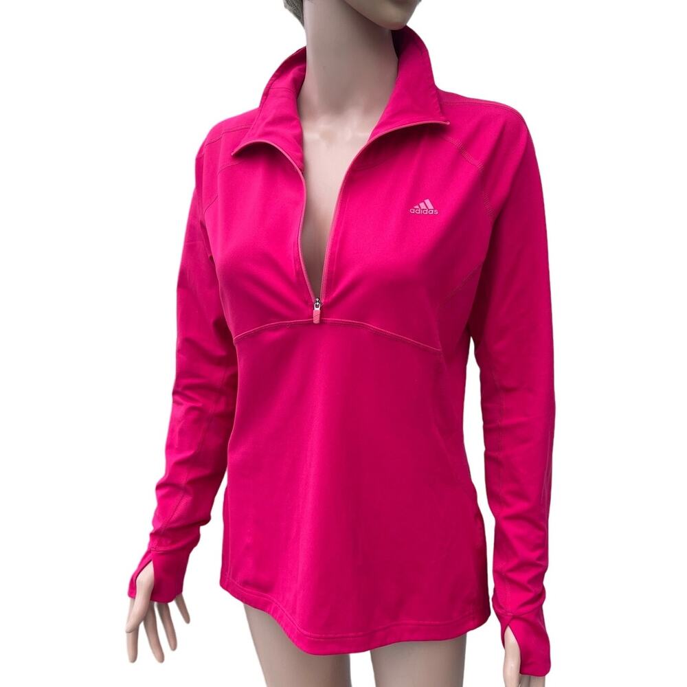 ADIDAS Pullover shirt activewear Climalite Women Sz M Gently used